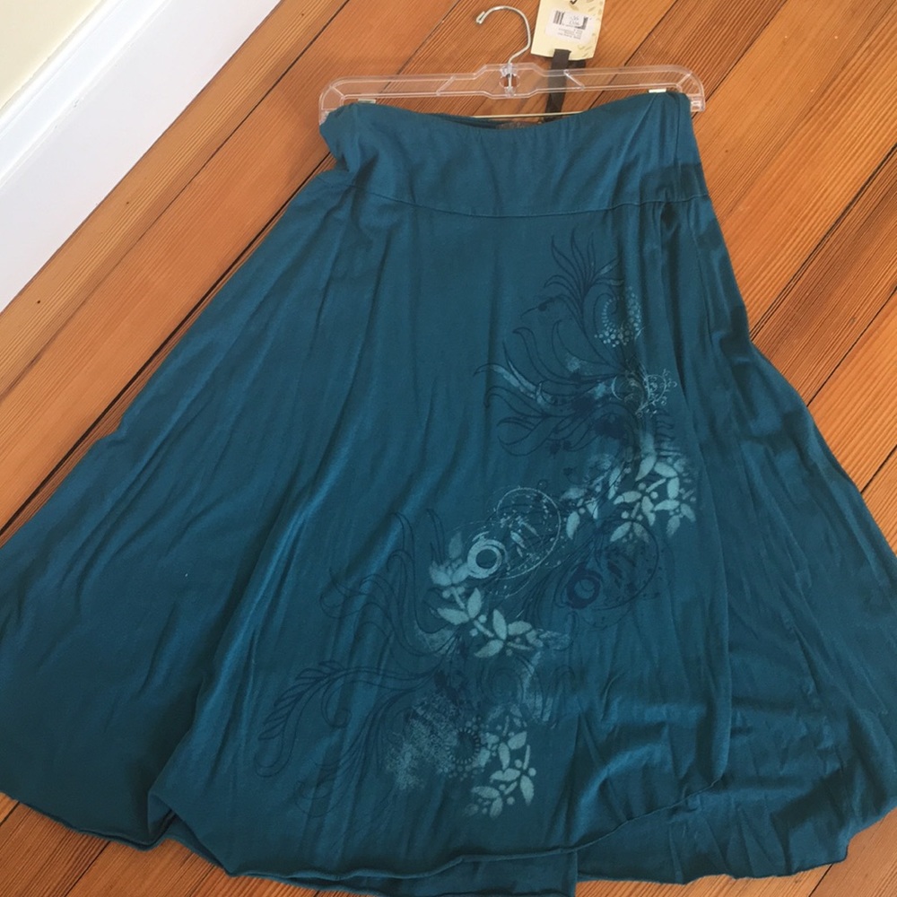 Prana Turquoise Serena skirt NWT